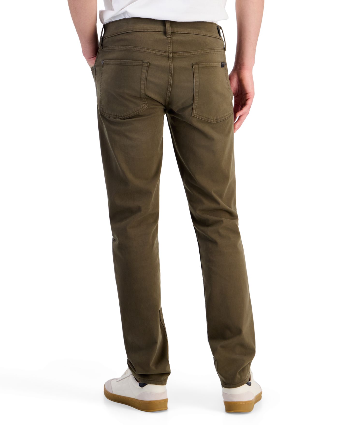 Мужские брюки 7 For All Mankind Slimmy Slim-Fit Stretch 5-Pocket Chino, цвет: Must — фото 3