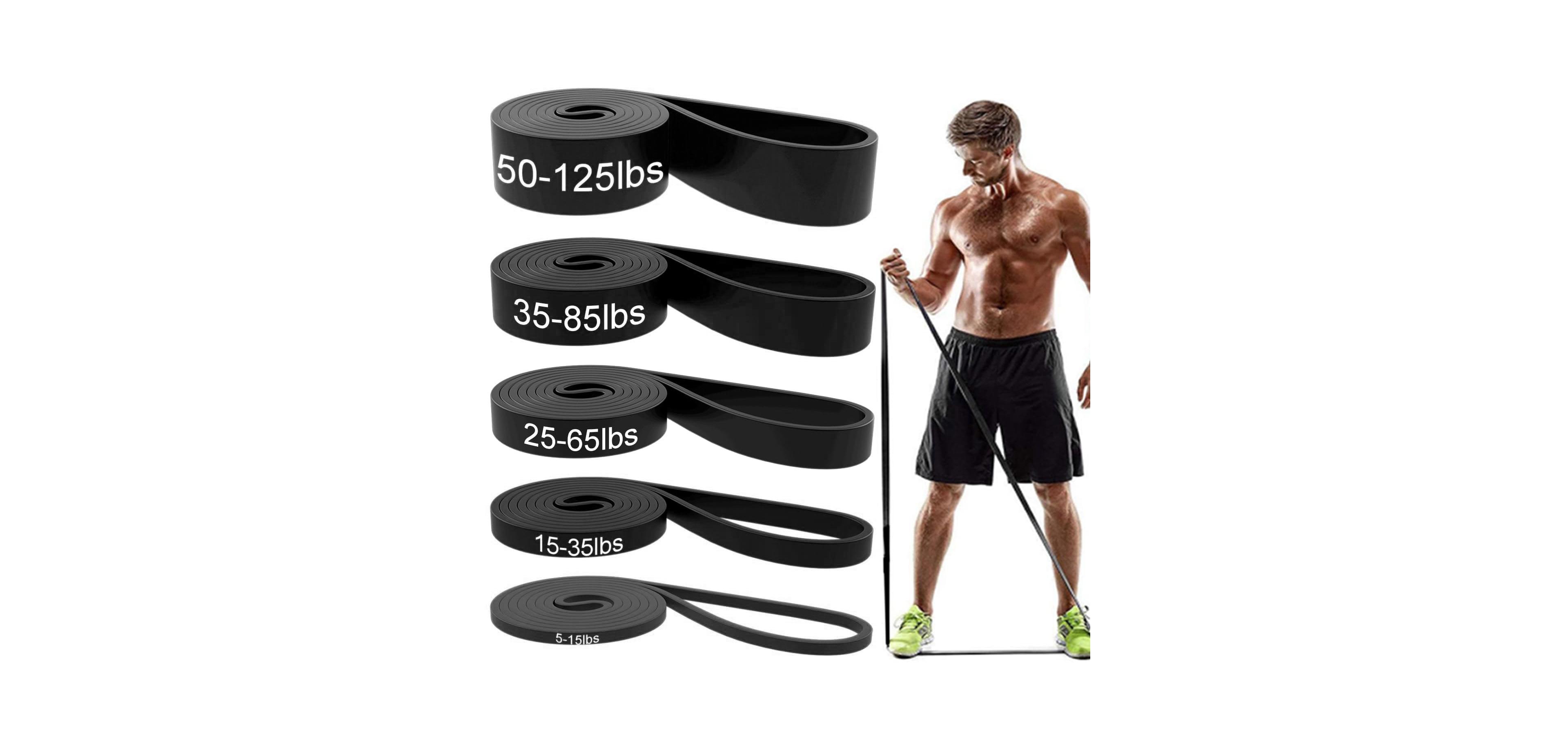 Peneyon 5 Pack Resistance Pull Up Bands Workout Set For Men Women Fitness