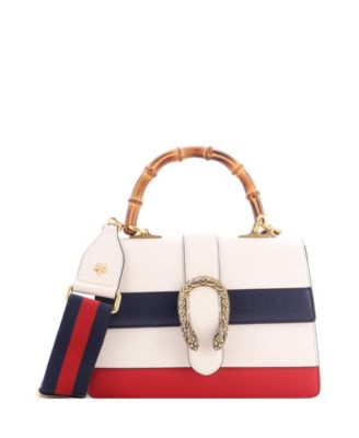 Medium Dionysus Bamboo Top Handle Bag Colorblock Leather