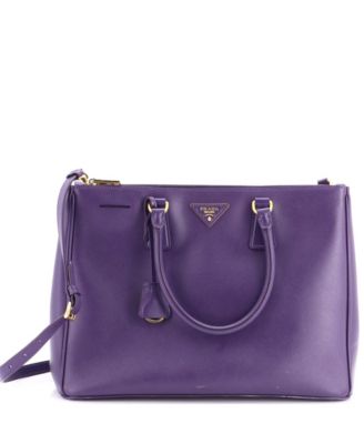 Large Double Zip Lux Tote Saffiano Leather