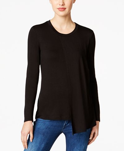 Kut from the Kloth Asymmetrical-Hem Top