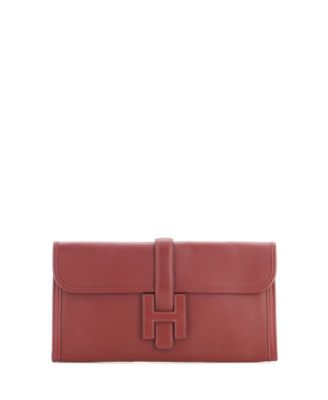 Pre-Owned Hermes 29 Jige Elan Clutch Swift