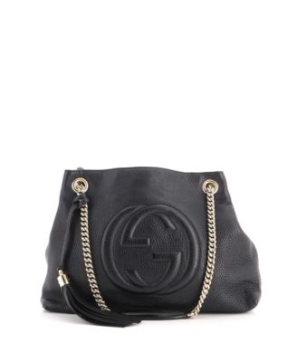 Medium Soho Chain Strap Shoulder Bag Leather