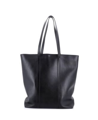 Tall Museum Shopper Tote Leather