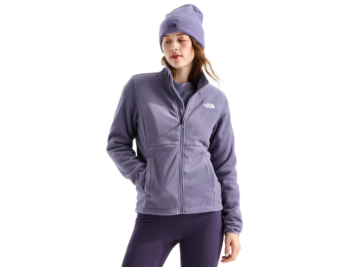 Женская куртка The North Face Antora Triclimate, цвет: Сливовый — фото 5