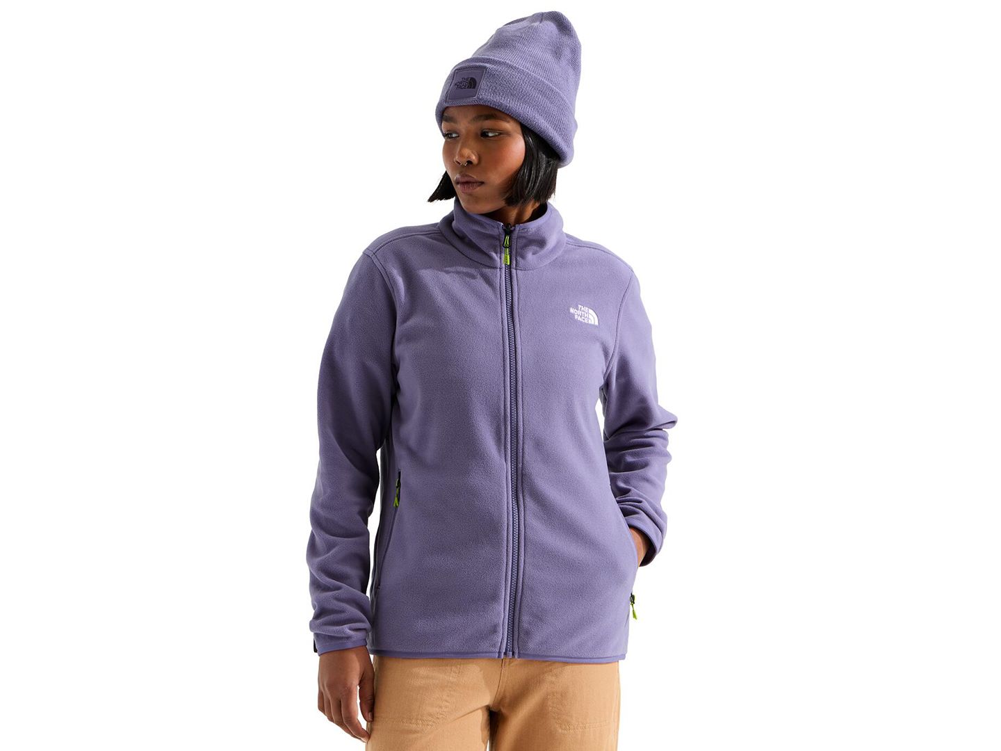 Женская куртка The North Face Glacier Logo, цвет: Сливовый — фото 1
