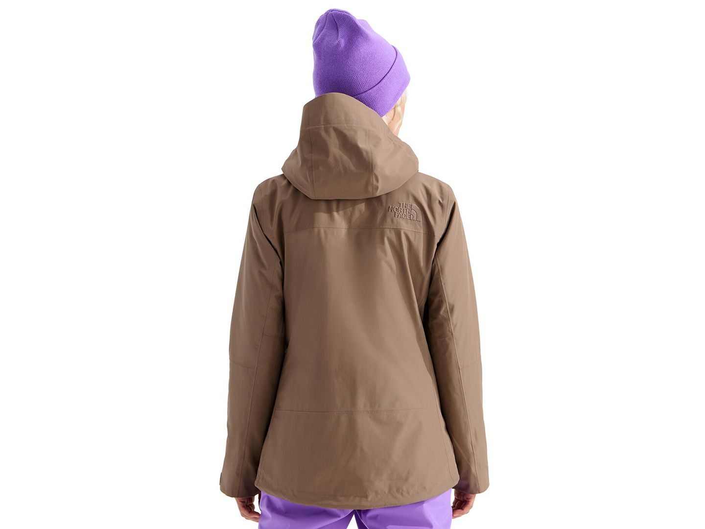 Женская куртка The North Face Thermo-Ball Snow Hooded, цвет: Бордовый — фото 16