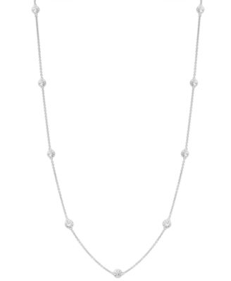 Lab-Grown Diamond Round Necklace (2-5/8 ct. t.w.) in 14k White Gold