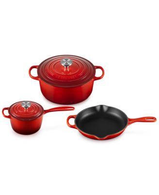 Enameled Cast Iron Signature 5-Piece Cookware Set