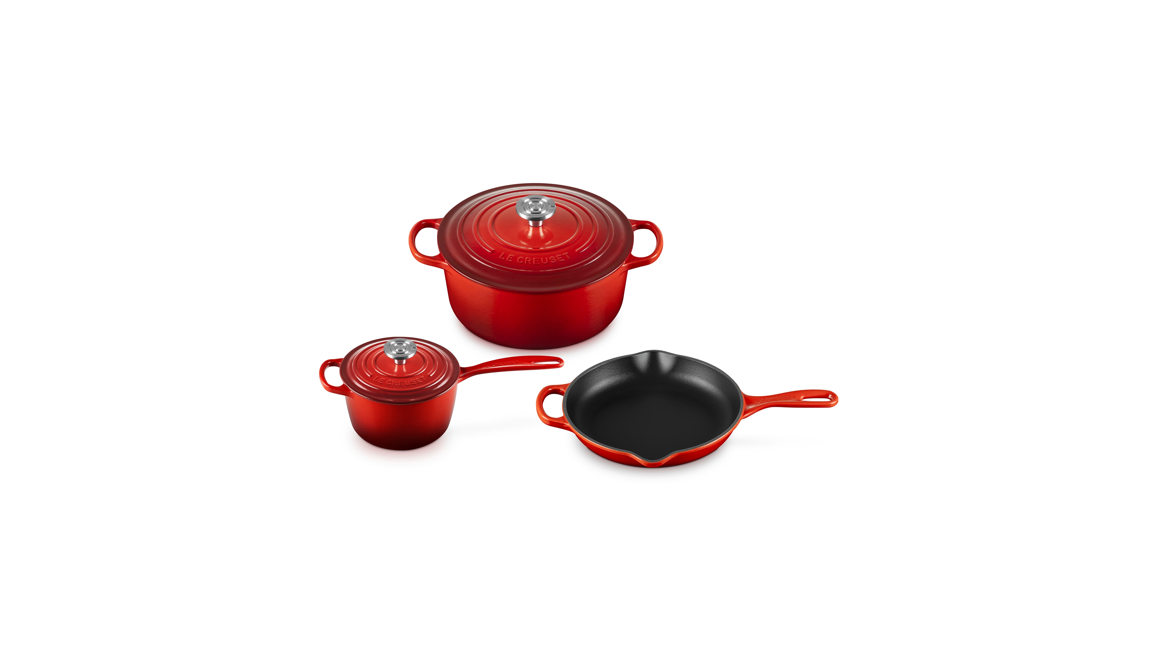 Le Creuset Enameled Cast Iron Signature 5-Piece Cookware Set