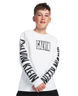 Boys' Impact Long-Sleeve Cotton Graphic T-Shirt