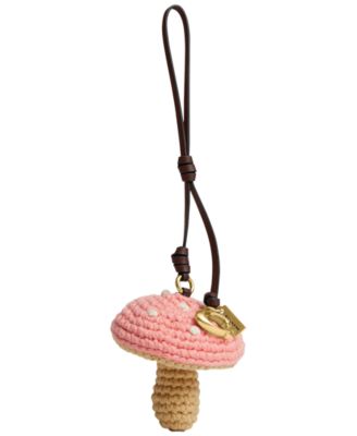 Crochet Mushroom Bag Charm