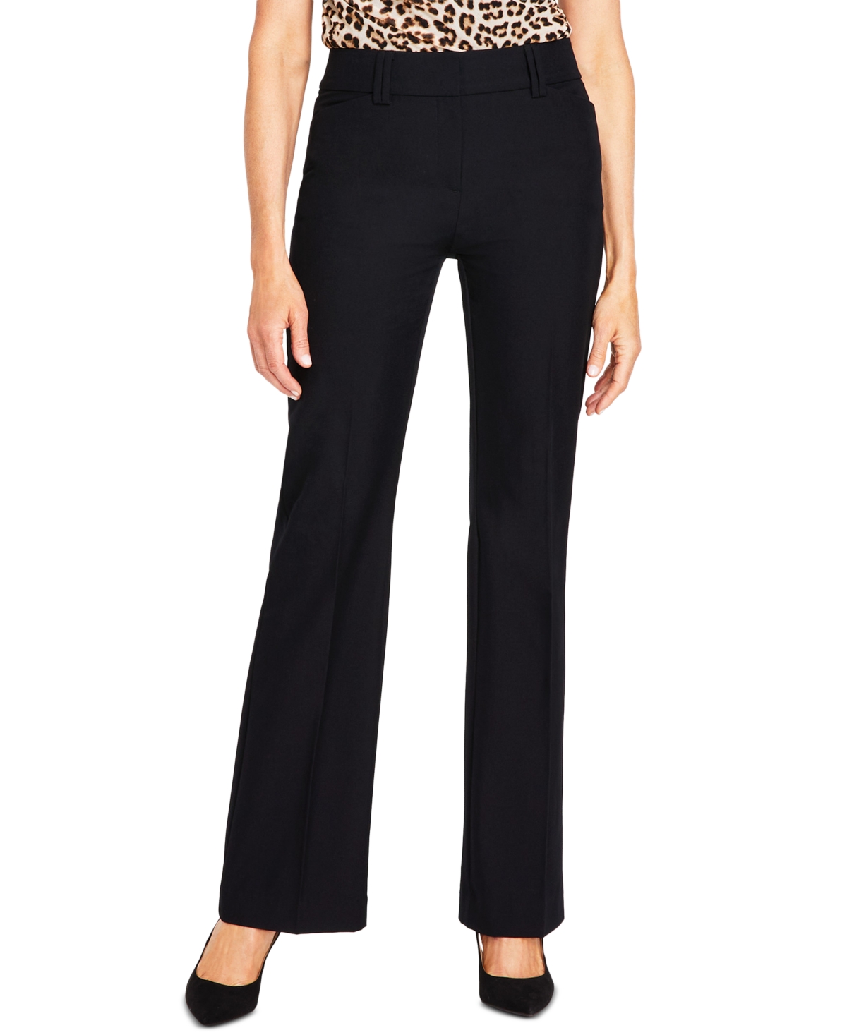 I.n.c. International Concepts Women's Mid-Rise Bootcut Pants, Created for Macy's