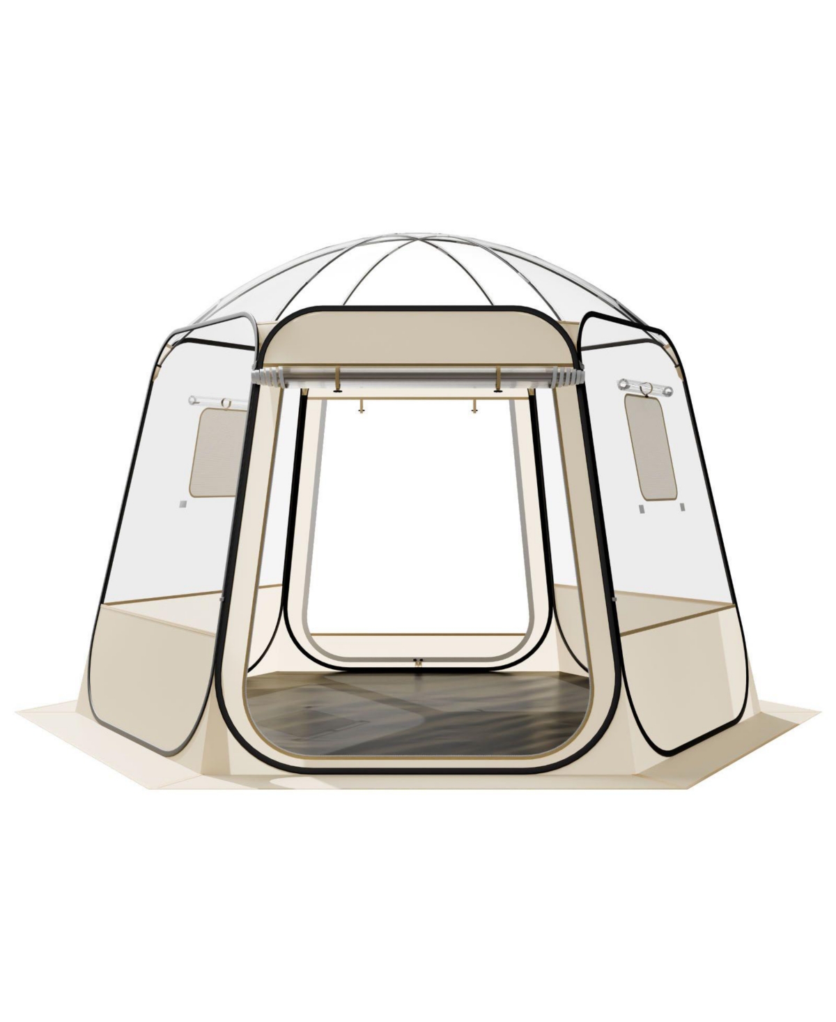 Sevorley Camping Tent, Pop-Up Setup, 4-8 Person, 10 x 9.2 ft for Camping, Travel and Outdoor Activities