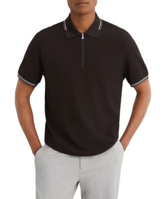 Men's R-Flex Vale Half-Zip Short-Sleeve Polo Shirt