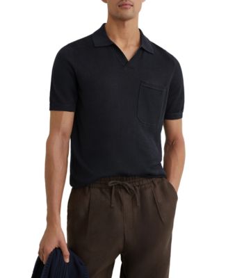 Men's Fairmont Knit Patch Pocket Slim-Fit Polo Shirt