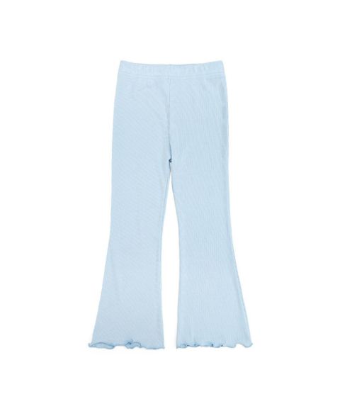 Леггинсы Sweet Wink Flared-Leg Ruffled-Hem для девочек-малышей, цвет: Пудрово-голубой