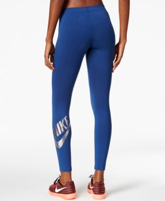 nike leg a see metallic leggings