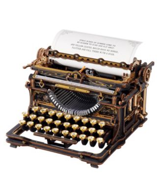 Typewriter 3D Wooden Mechanical Puzzle, 324 Pieces, Ages 14+