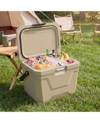 21 Qt Insulated Hard Cooler with 3-Day Ice Retention for Adults