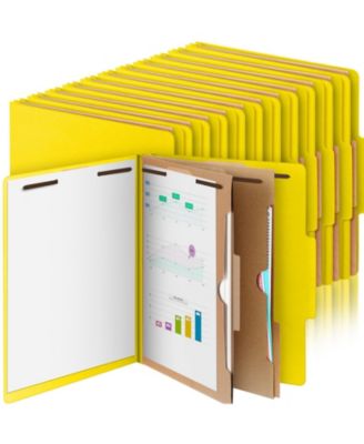 24 Pocket Classification Folders Letter Size Document Organizer