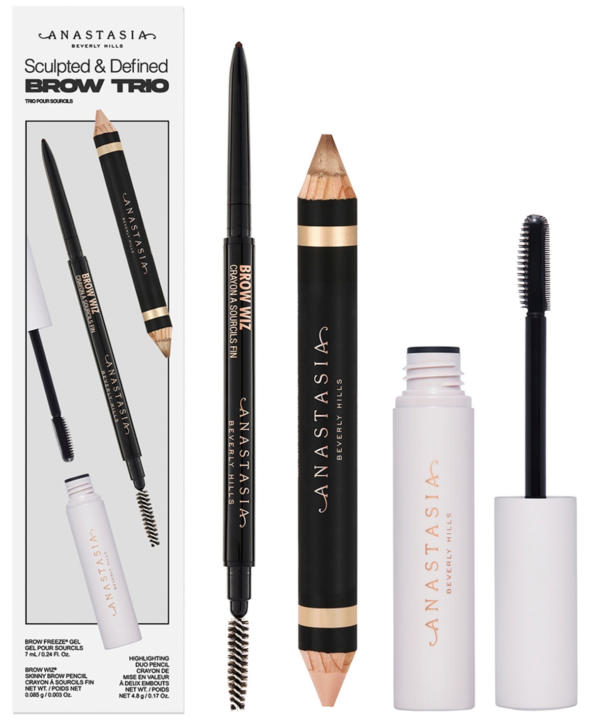 Anastasia Beverly Hills 3-Piece Sculpted & Defined Brow Trio Set
