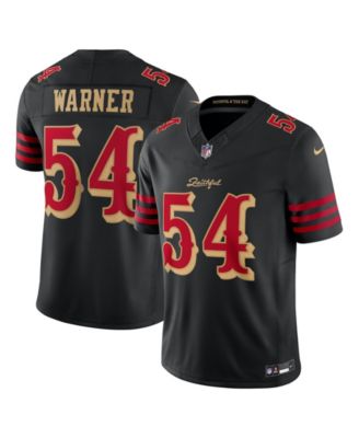 Men's Fred Warner Black San Francisco 49ers Rivalries Collection Stitched Limited Jersey