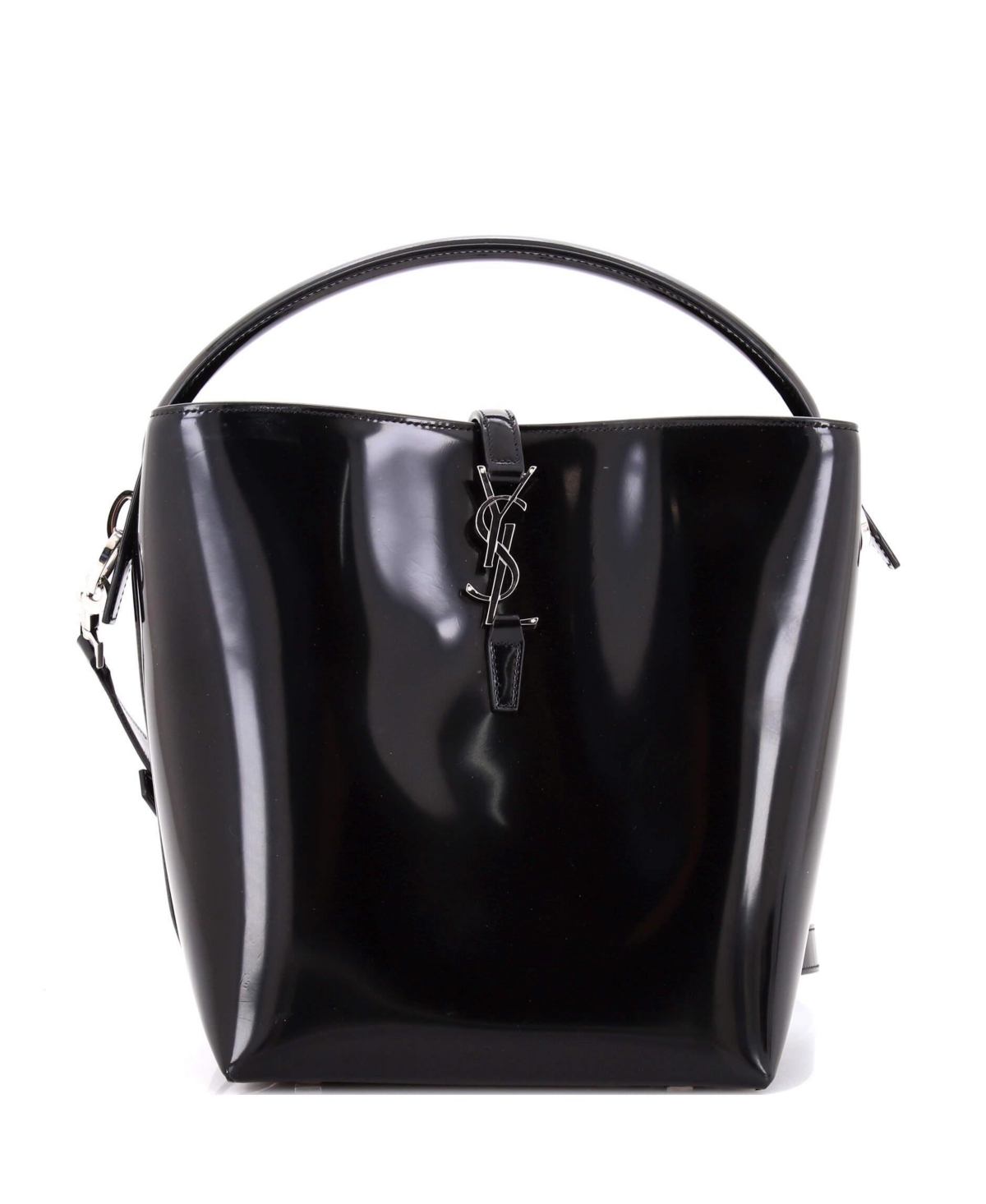 Pre-Owned Saint Laurent Le 37 Bucket Bag Patent