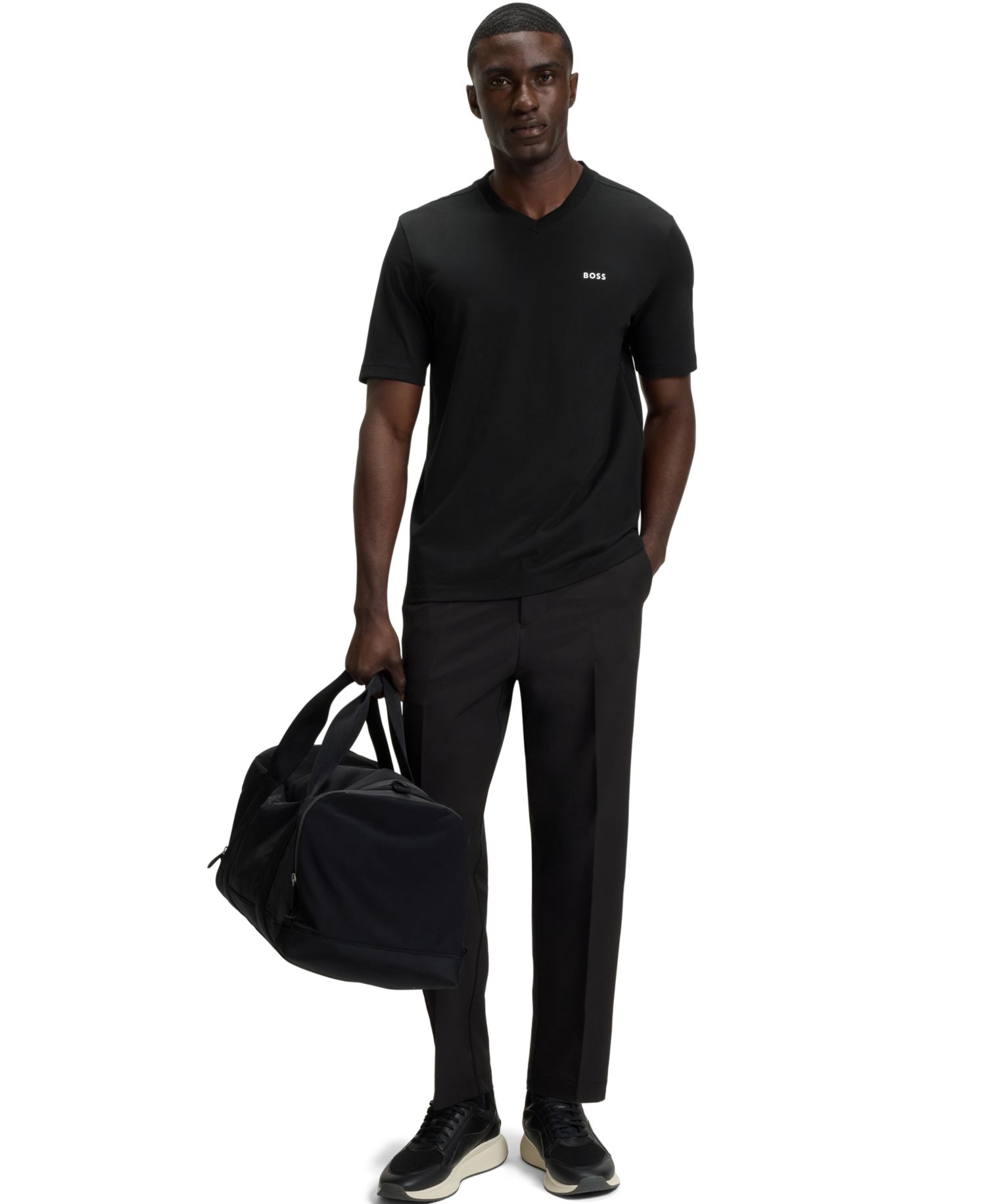 Men's Contrast Logo Regular-Fit T-Shirt