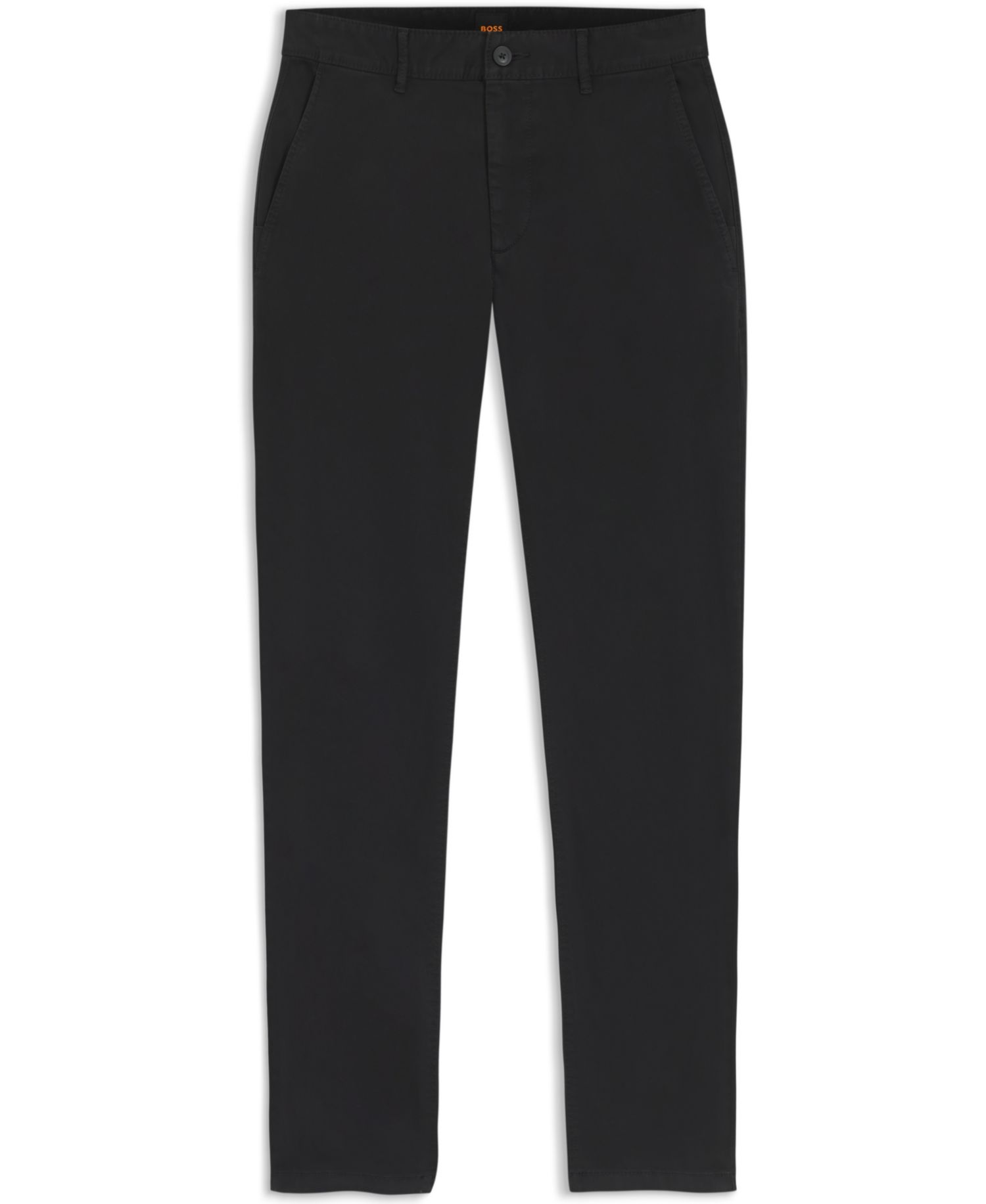 Men's Stretch-Cotton Satin Slim-Fit Chinos