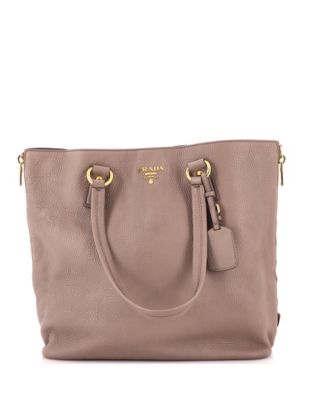 Large Side Zip Shopper Tote Vitello Daino