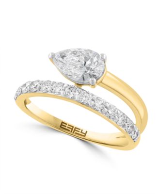 Lab-Grown Diamond Ring (1-1/2 ct. t.w.) in 14k Yellow Gold