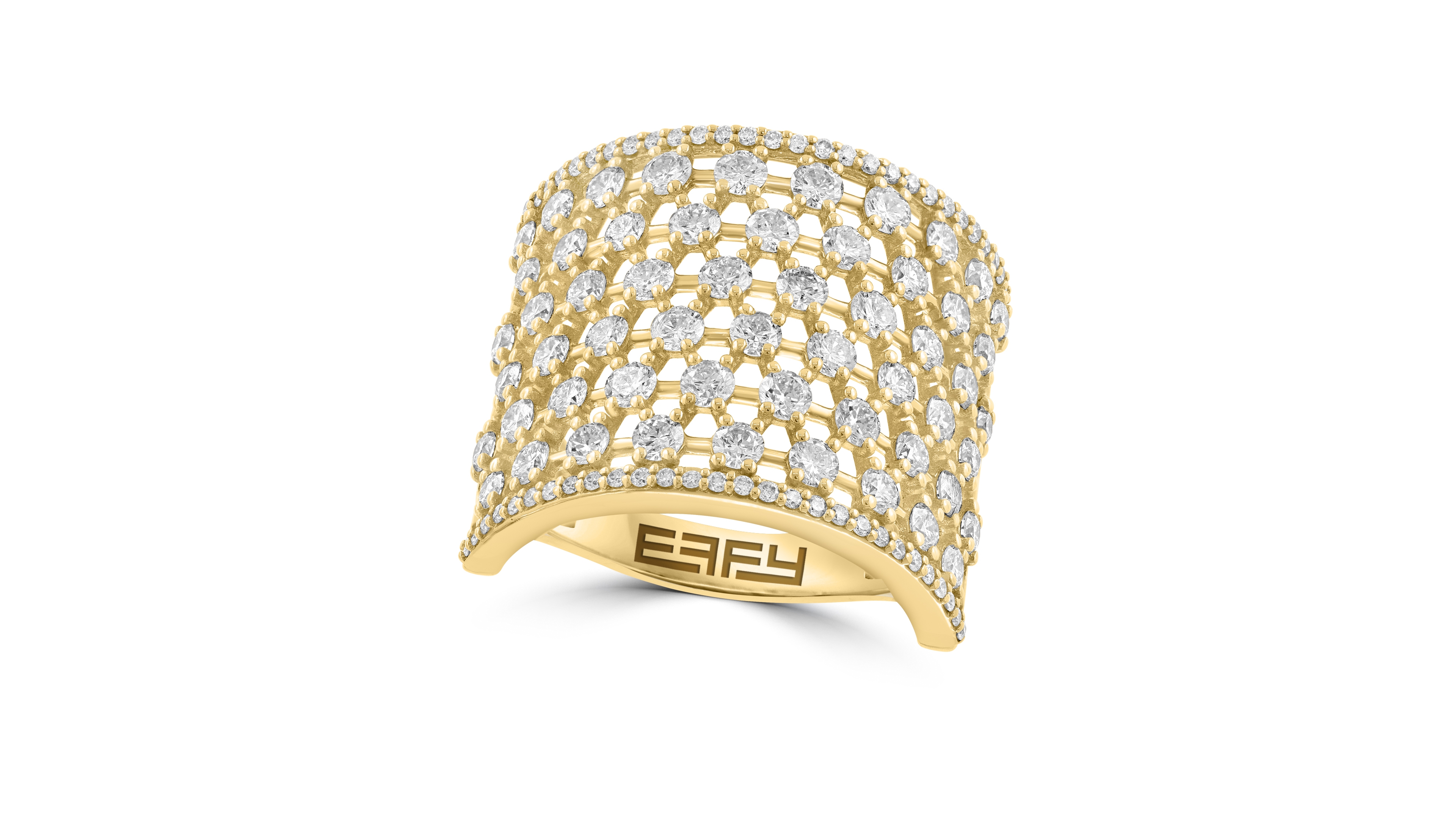 Effy Collection Diamond Round Ring (2-1/20 ct. t.w.) in 14k Yellow Gold