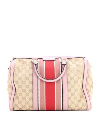 Medium Vintage Web Boston Bag GG Canvas