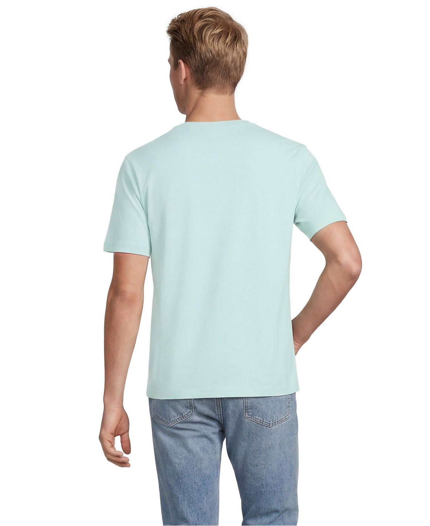 Men's Short Sleeve Cotton Supima Tee With Pocket