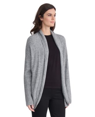 Women's Novelty Mix Cable-Knit Sequin Cardigan Sweater