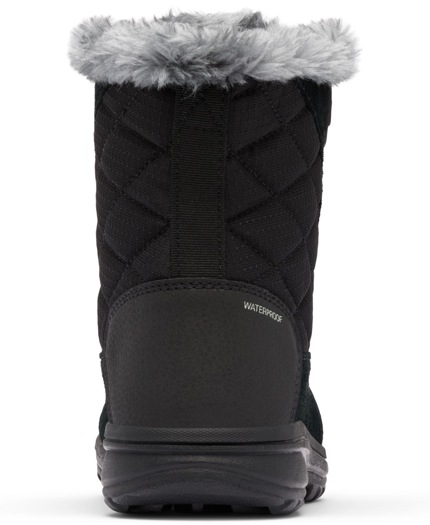 Женские короткие зимние ботильоны Columbia Ice Maiden для холодной погоды, цвет: Чёрный / Серый — фото 3