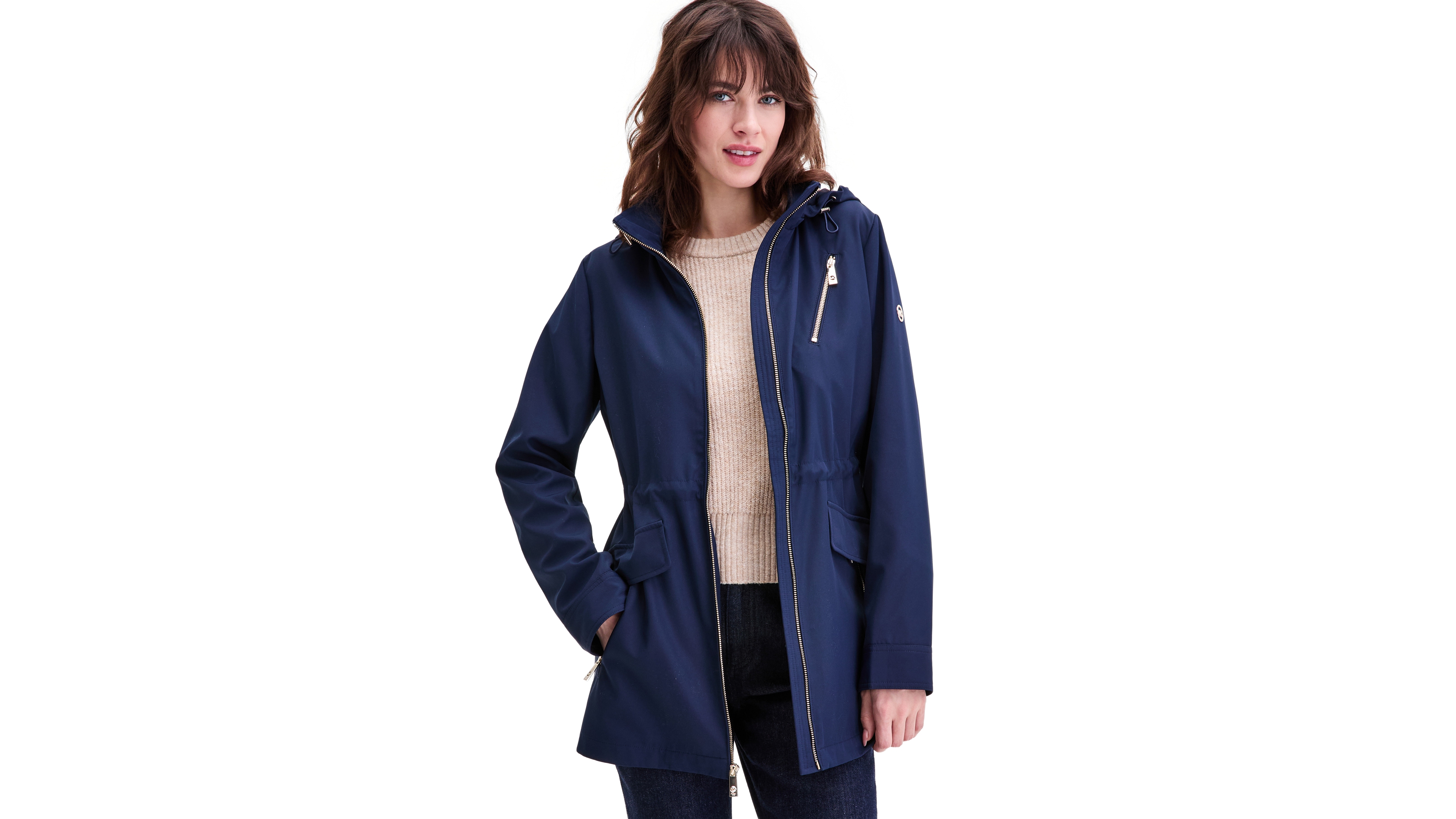 Women's Zip-Front Hooded Anorak