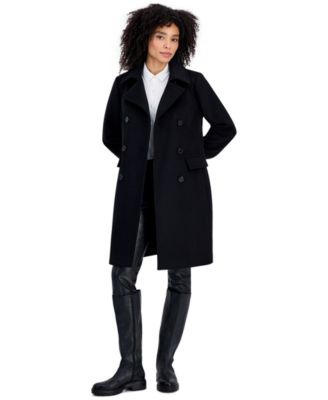 Women's Double-Breasted Coat, Created for Macy's
