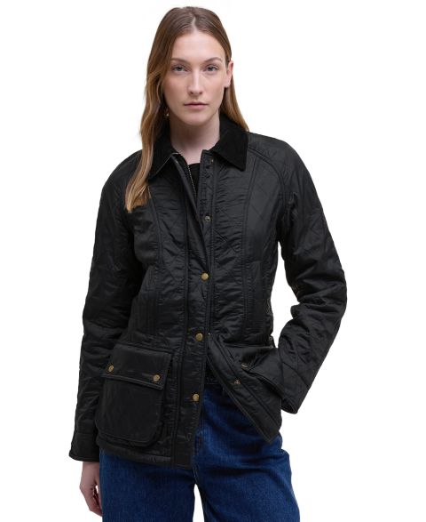 Женская куртка Barbour Beadnell Polarquilt, цвет: Чёрный