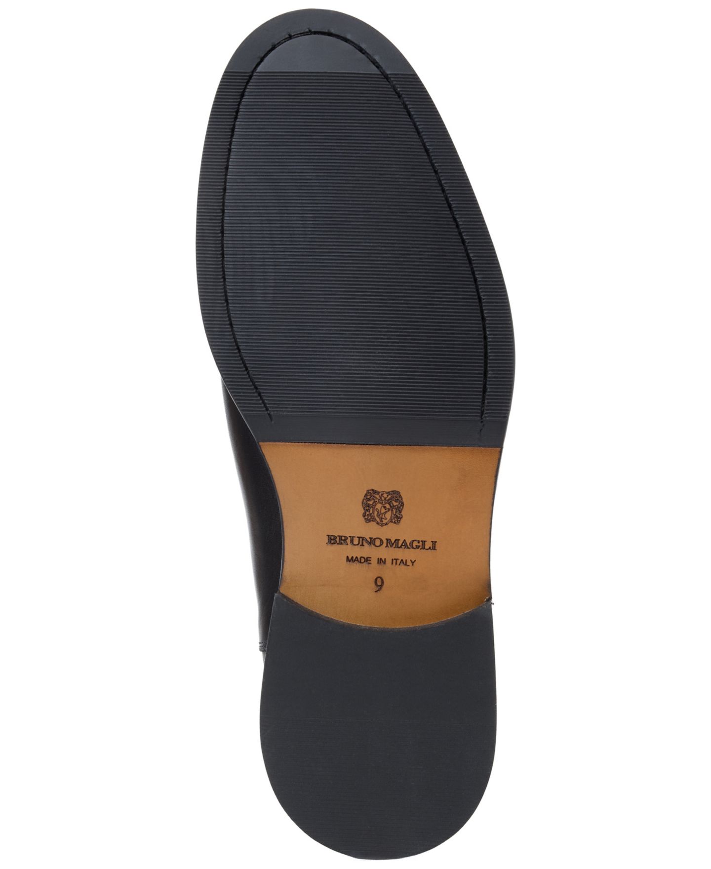Мужские ботинки Bruno Magli Dado Italian Leather Round-Toe Chelsea, цвет: Чёрный — фото 5