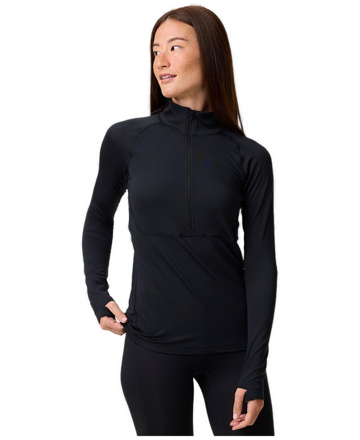 Backcountry Women's Pines Base Layer Mock Neck 1/2-Zip Long-Sleeve Top