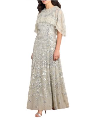 Women's Freya Cape Ankle Gown Dress