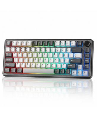 75 Percent Wireless Mechanical Keyboard Gasket Mount Hot Swappable RGB