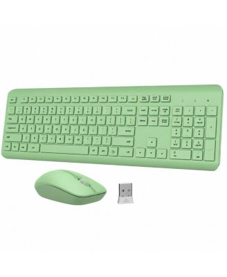 Full-Size Wireless Ergonomic Keyboard and Mouse Combo for Windows, Mac, Chrome OS, and Linux