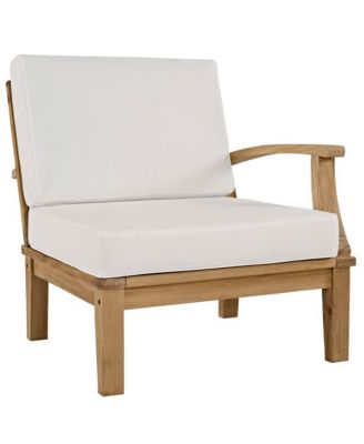 Marina Outdoor Teak Right-Facing Sofa