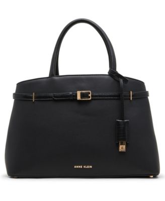 Large Top Handle Convertible Satchel Handbag