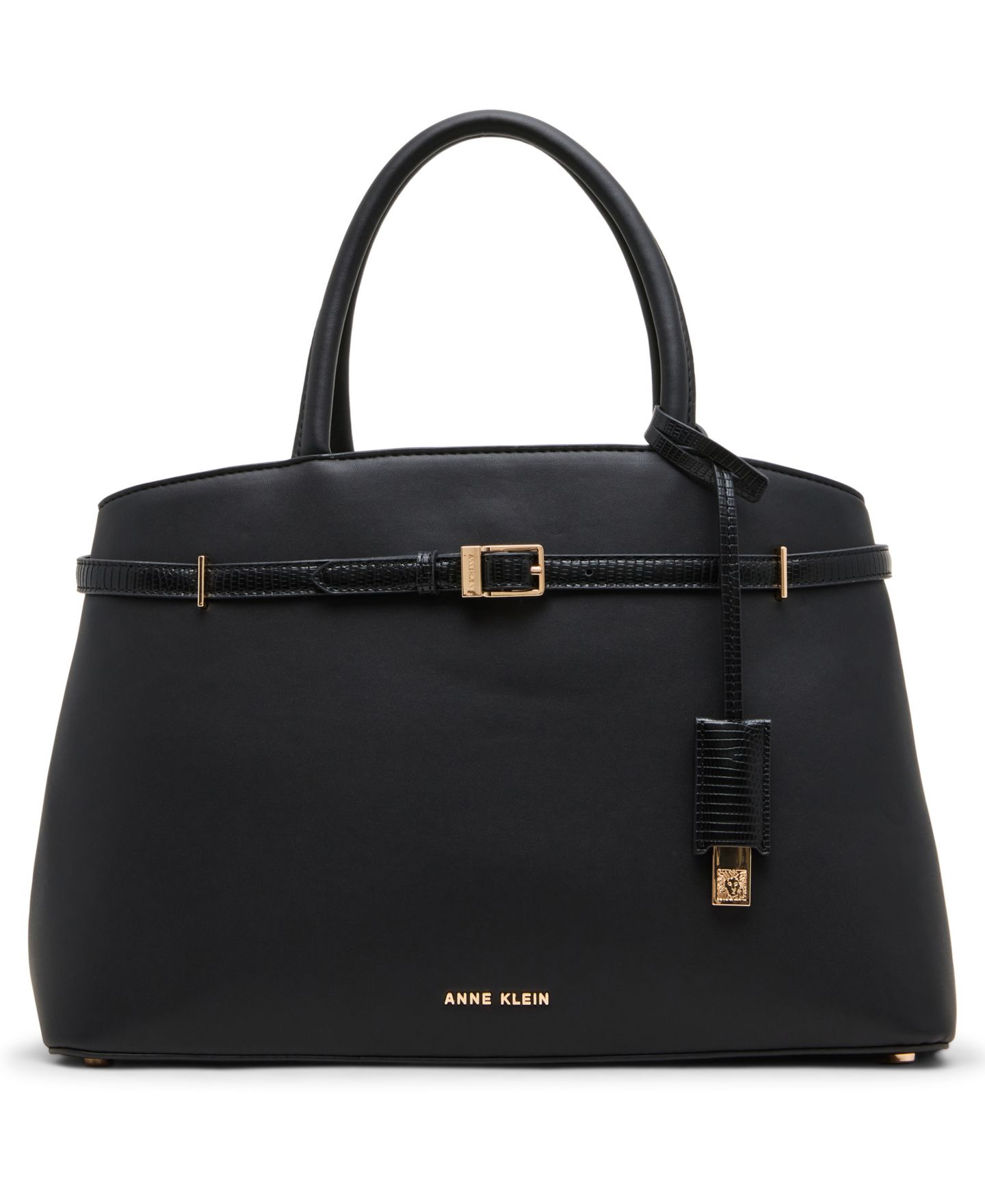 Женская большая трансформируемая сумка-сэтчел Anne Klein с верхней ручкой, цвет: Чёрный — фото 1