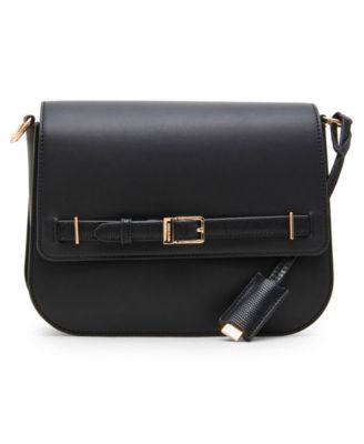Buckle Small Convertible Satchel Crossbody Handbag