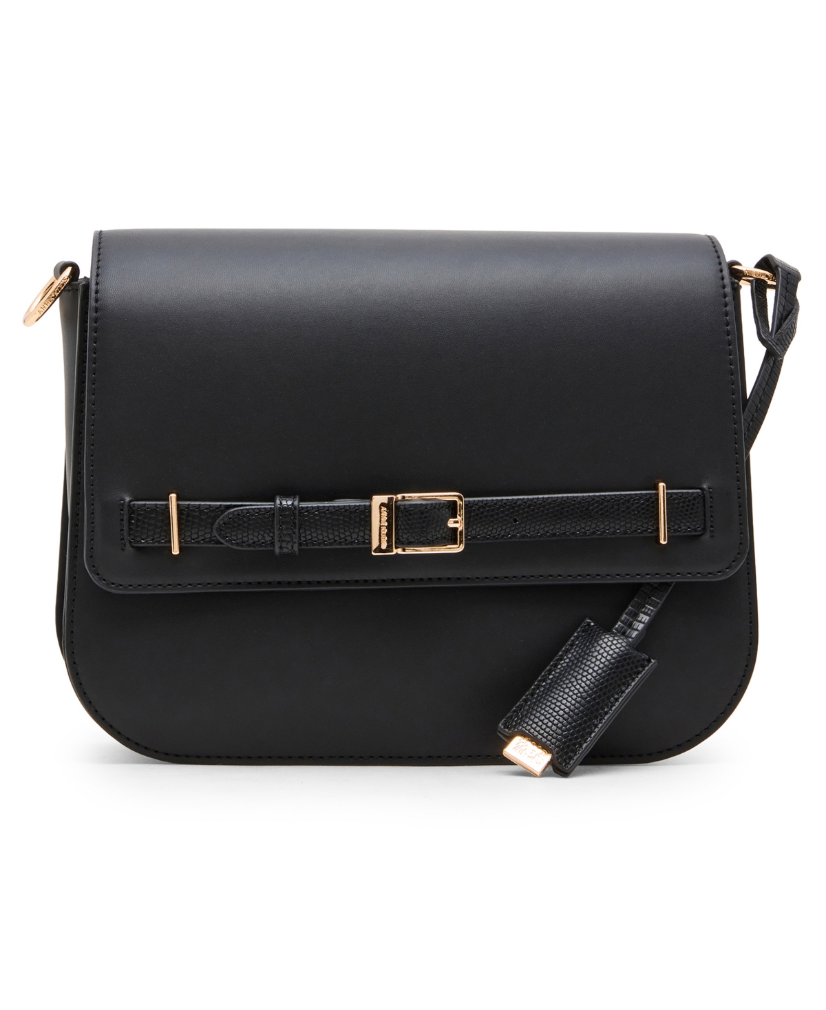 Anne Klein Buckle Small Convertible Satchel Crossbody Handbag